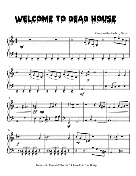 Halloween Music: Welcome To Dead House