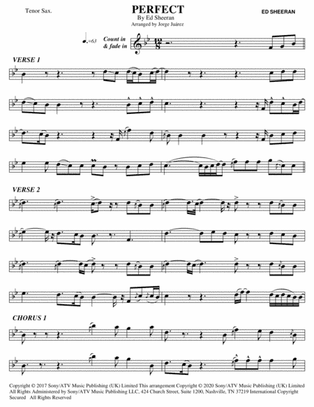 Perfect (arr. Jorge Juárez)