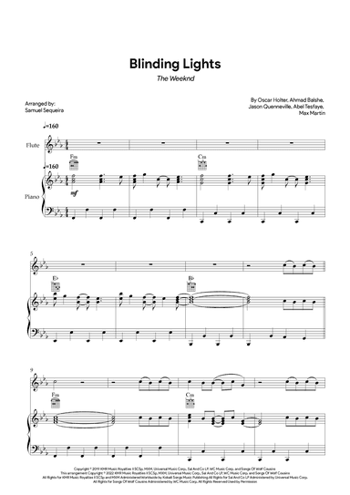 Blinding Lights (arr. Samuel Sequeira)