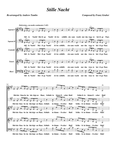 Stille Nacht (arr. Andrew Tumbo)