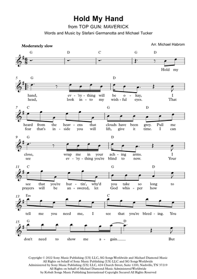 Hold My Hand (arr. Michael Habrom)