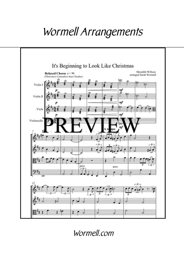 It's Beginning To Look Like Christmas (arr. Sarah Wormell)