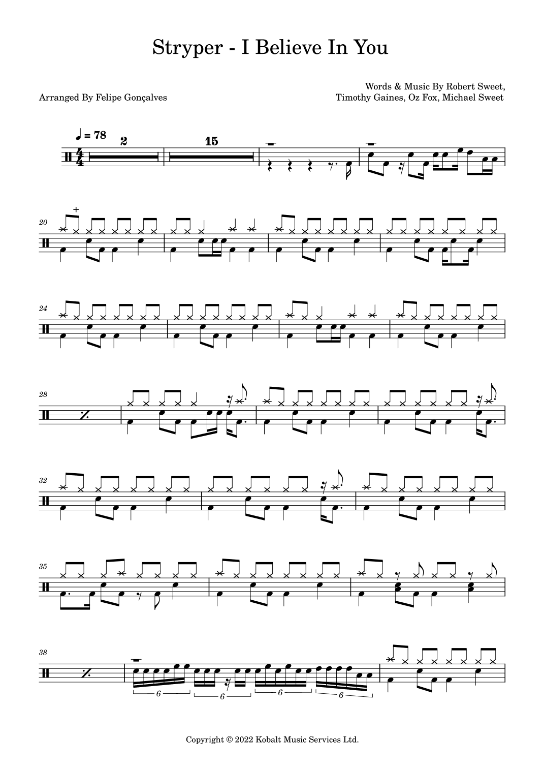 I Believe In You (arr. Felipe Gonçalves)