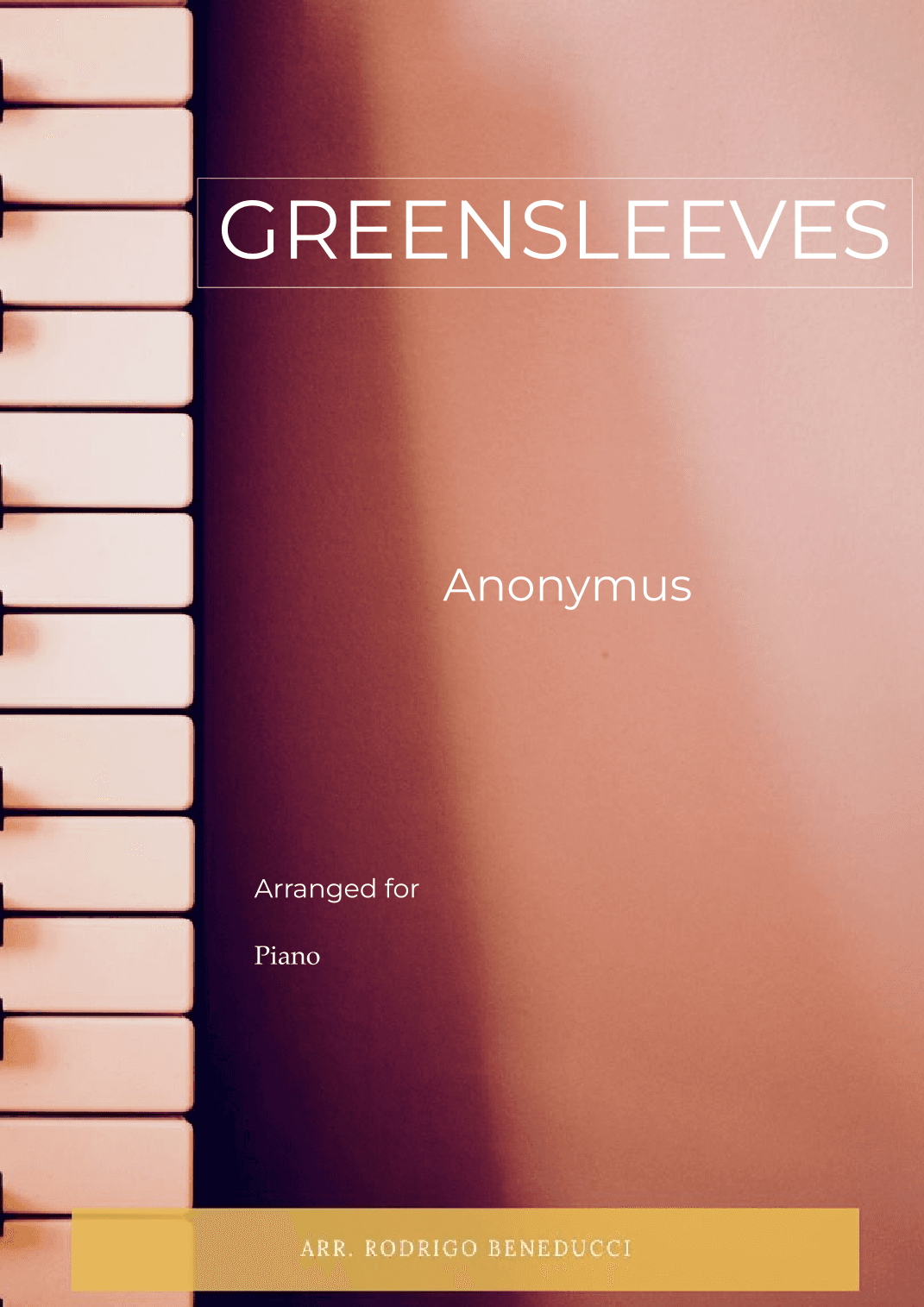 GREENSLEEVES - ANONYMUS – LEAD SHEET (arr. RODRIGO BENEDUCCI)