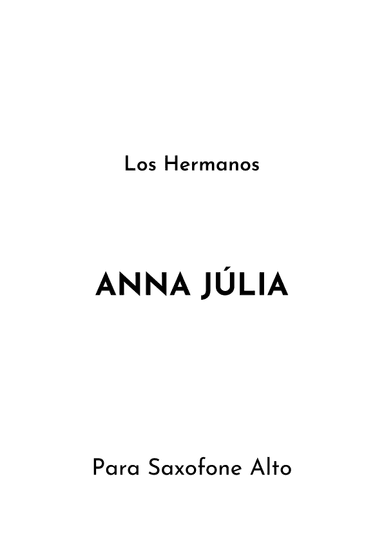 Anna Julia (arr. Jireh J.)