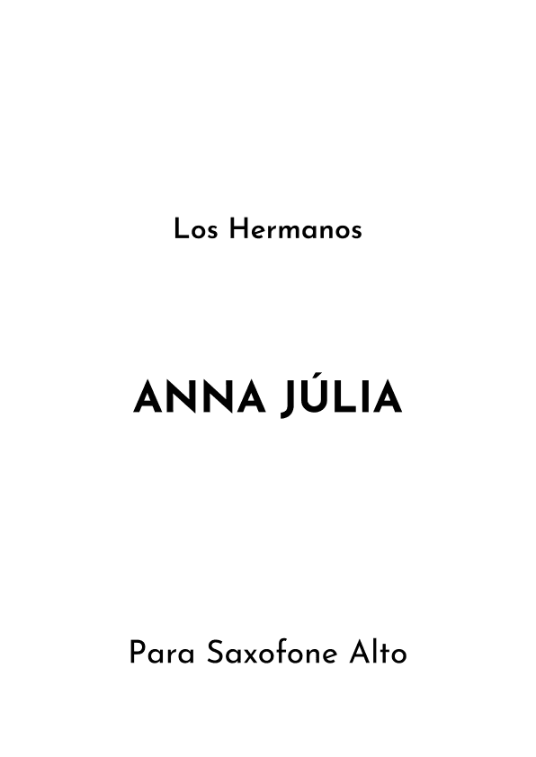 Anna Julia (arr. Jireh J.)
