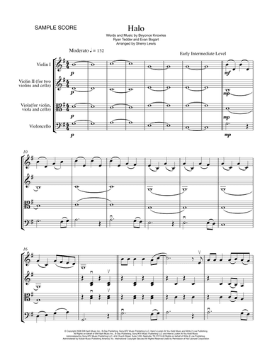 Halo (arr. Sherry Lewis)