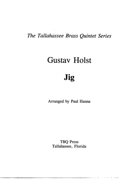 Jig (arr. Paul Hanna)