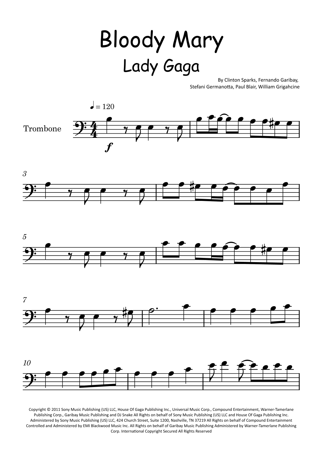 Bloody Mary (arr. Glauco Fernandes)