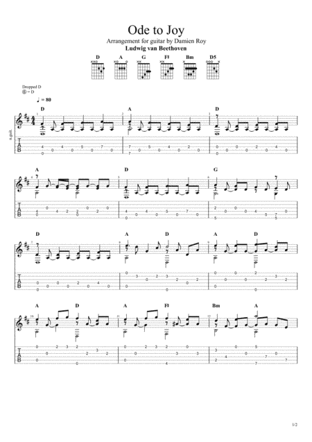 Ode to Joy (arr. Damien Roy)
