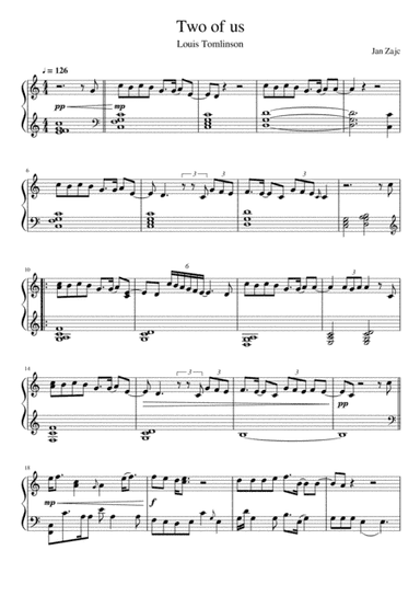 Two Of Us (arr. Jan Zajc)