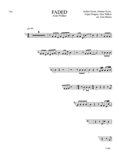 Faded (arr. Ivan Marini)