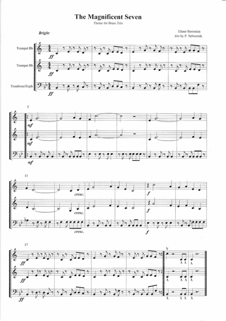 The Magnificent Seven (arr. P.Selwesiuk)
