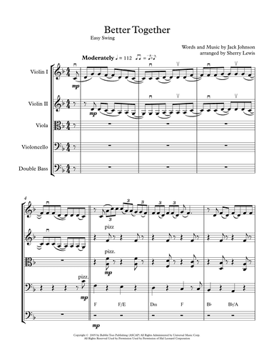Better Together (arr. Sherry Lewis)