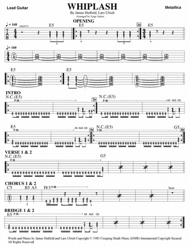 Whiplash (arr. Jorge Juárez)