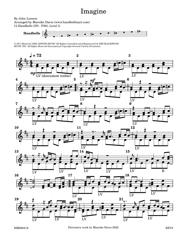 Imagine (arr. Mareike Davis)