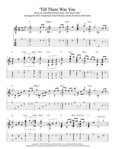 Till There Was You (arr. Dennis McCorkle)