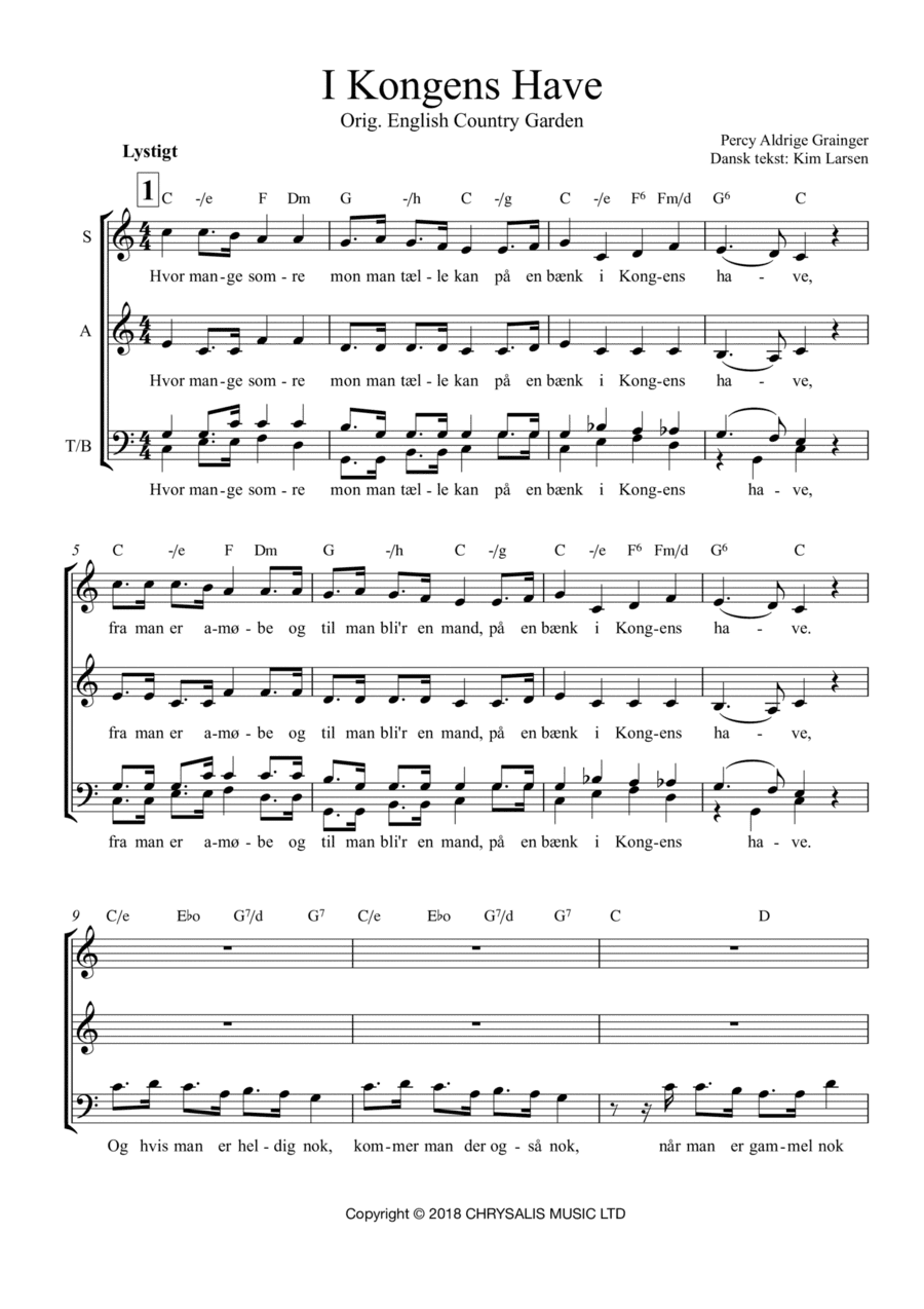 I Kongens Have (arr. Ole Jørgensen)