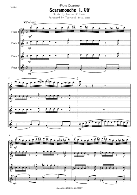 Scaramouche (arr. Tsuyoshi Yoroiguma)