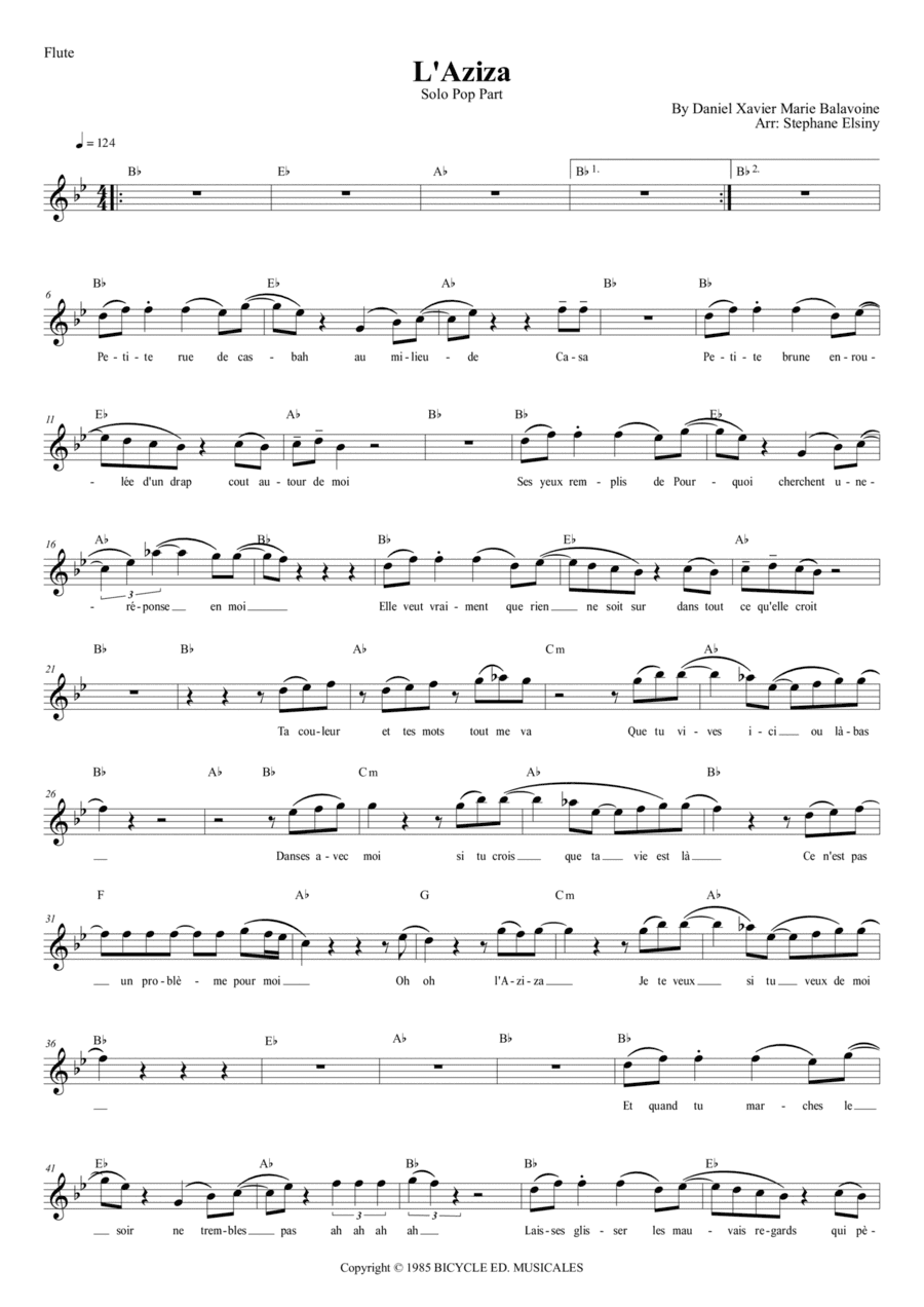 L' Aziza (arr. Stephane ELSINY)