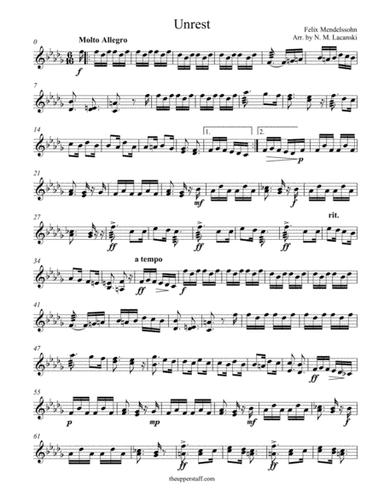 Unrest (arr. Nick Lacanski)