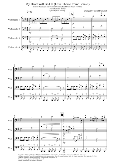 My Heart Will Go On (Love Theme from Titanic) (arr. David Burndrett)