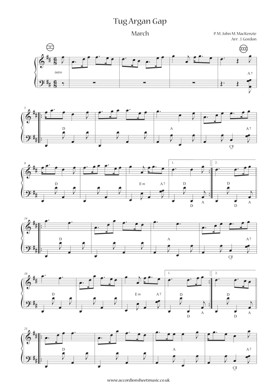 Tug Argan Gap (arr. Julia Gordon)