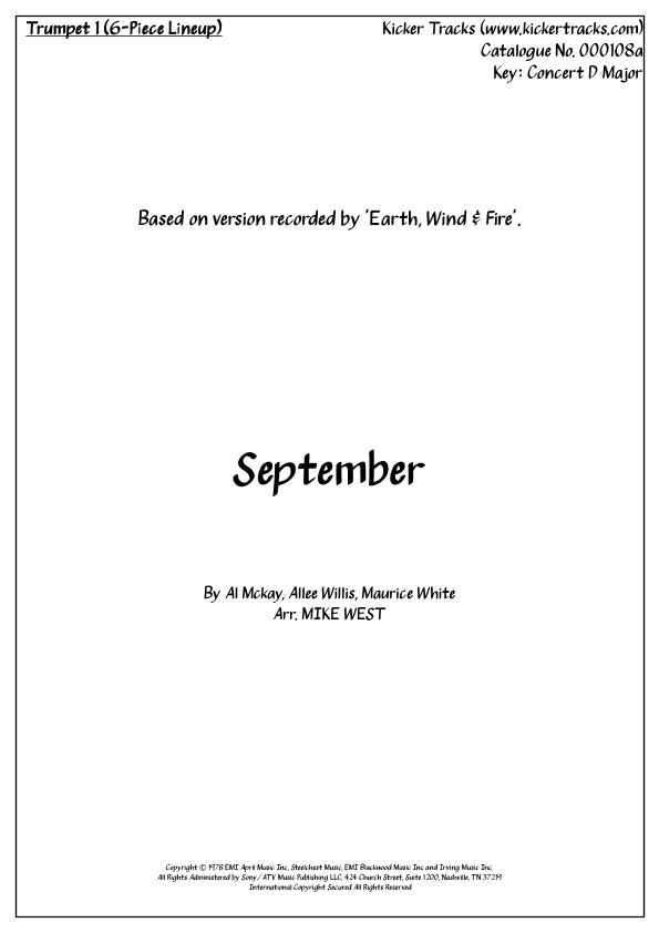 September (arr. Michael Storeton-West)