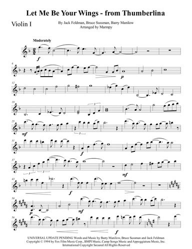Let Me Be Your Wings (arr. Marmpy)