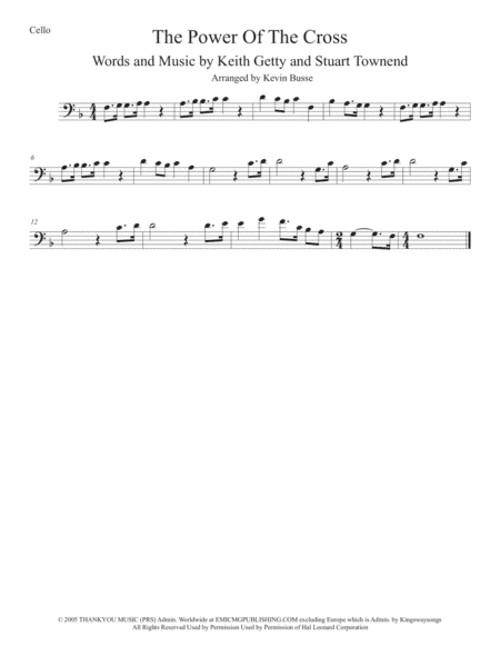 The Power Of The Cross (Oh To See The Dawn) (arr. Kevin Busse)