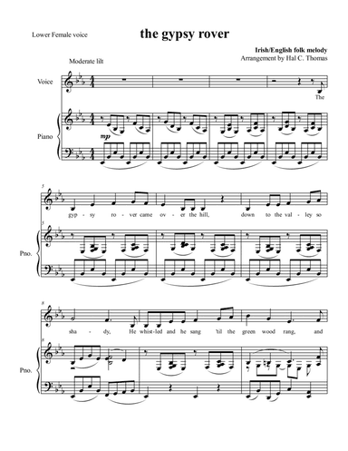 The Gypsy Rover (arr. Hal C. Thomas)