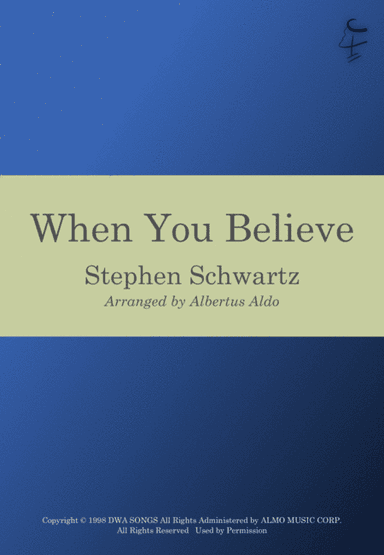 When You Believe (arr. Albertus Aldo)