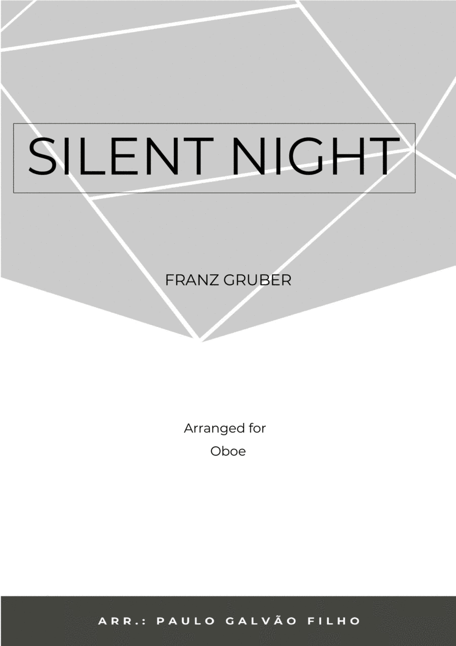 SILENT NIGHT – OBOE SOLO (arr. Paulo Galvao Filho)