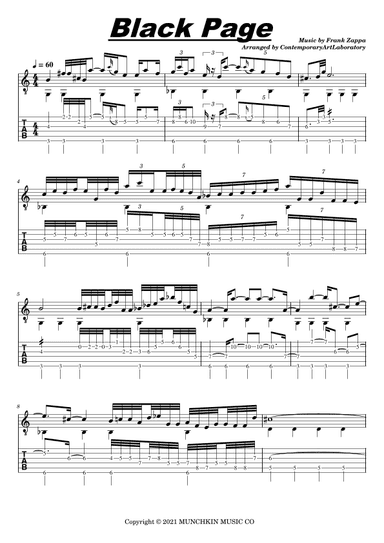 The Black Page (arr. Contemporary Art Laboratory)