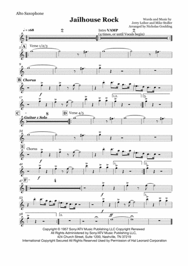 Jailhouse Rock (arr. Nicholas Goulding)
