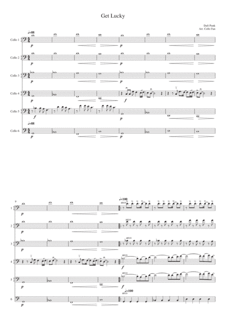 Get Lucky (arr. Cello Fan)