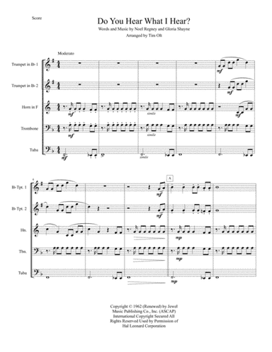 Do You Hear What I Hear (arr. Tim Olt)
