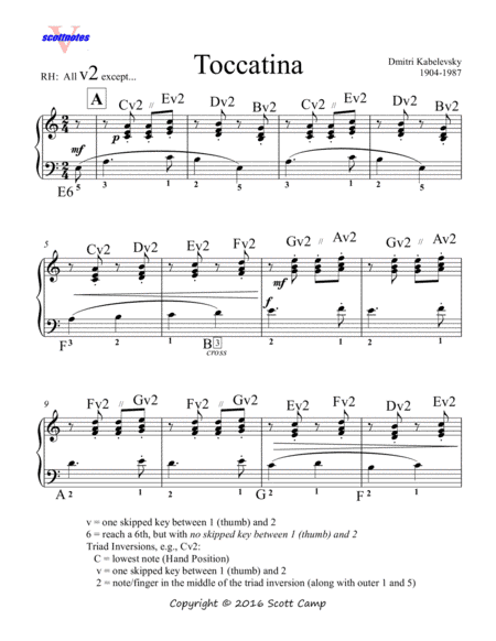 Toccatina by Kabelevsky (arr. Scott Camp)