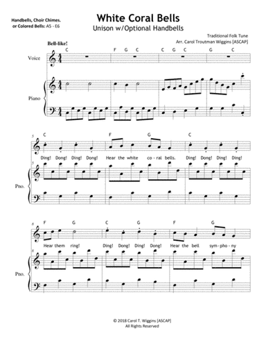 White Coral Bells (arr. Carol Troutman Wiggins)