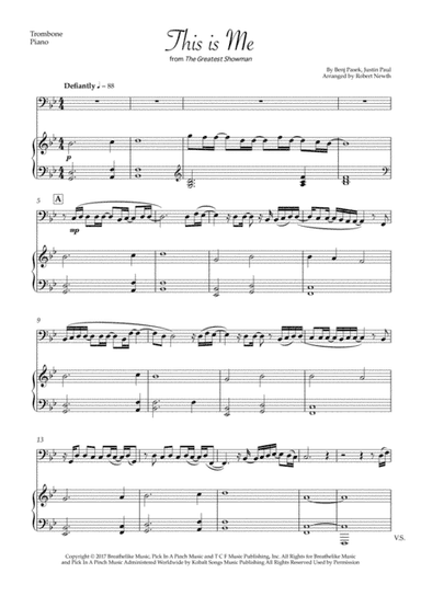 This Is Me (arr. Robert Newth)