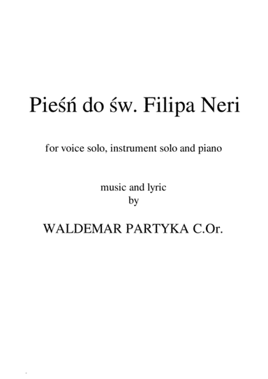 Piesn do sw. Filipa Neri
