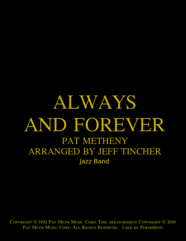 Always And Forever (arr. Jeff Tincher)