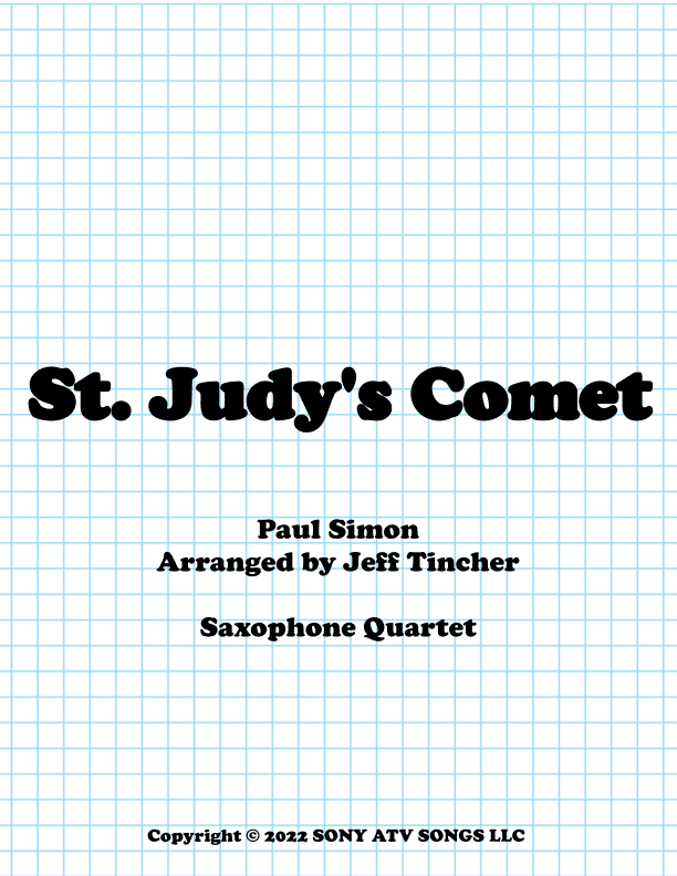St. Judy's Comet (arr. Jeff Tincher)