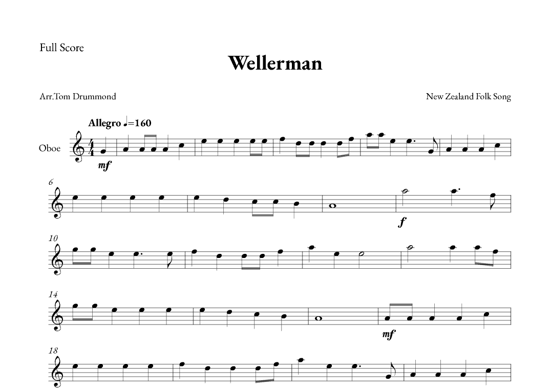 Wellerman (arr. Tom Drummond)