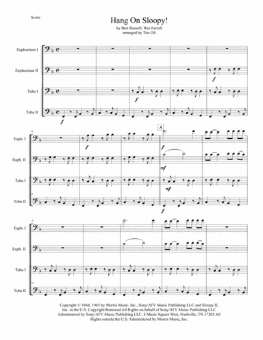 Hang On Sloopy (arr. Tim Olt)