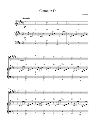 Canon in D (arr. Kaiserin Rebecca)