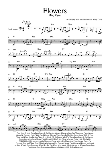 Flowers (arr. Golden Skull Editions)