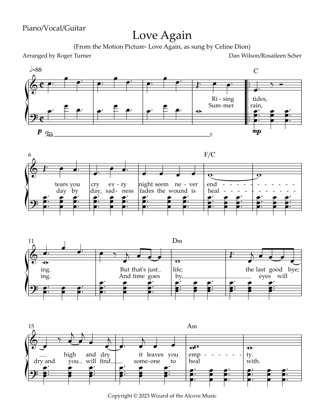 Love Again (arr. Roger Turner)