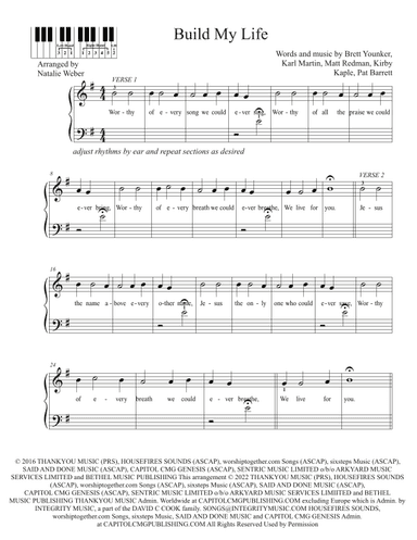 Build My Life (arr. Natalie Weber)
