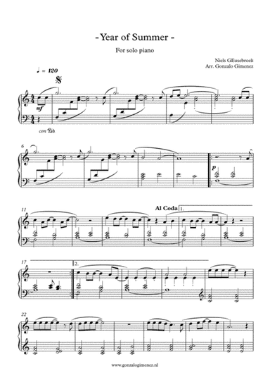 Falling Down (arr. Gonzalo Gimenez)